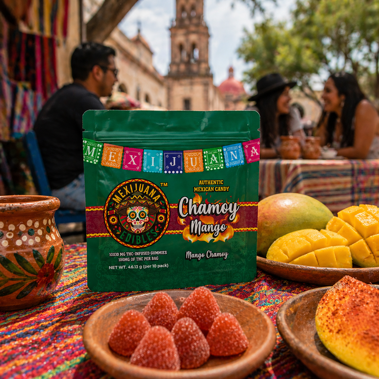 Mexijuana Edibles - Illinois Spicy Mango Gummies 3