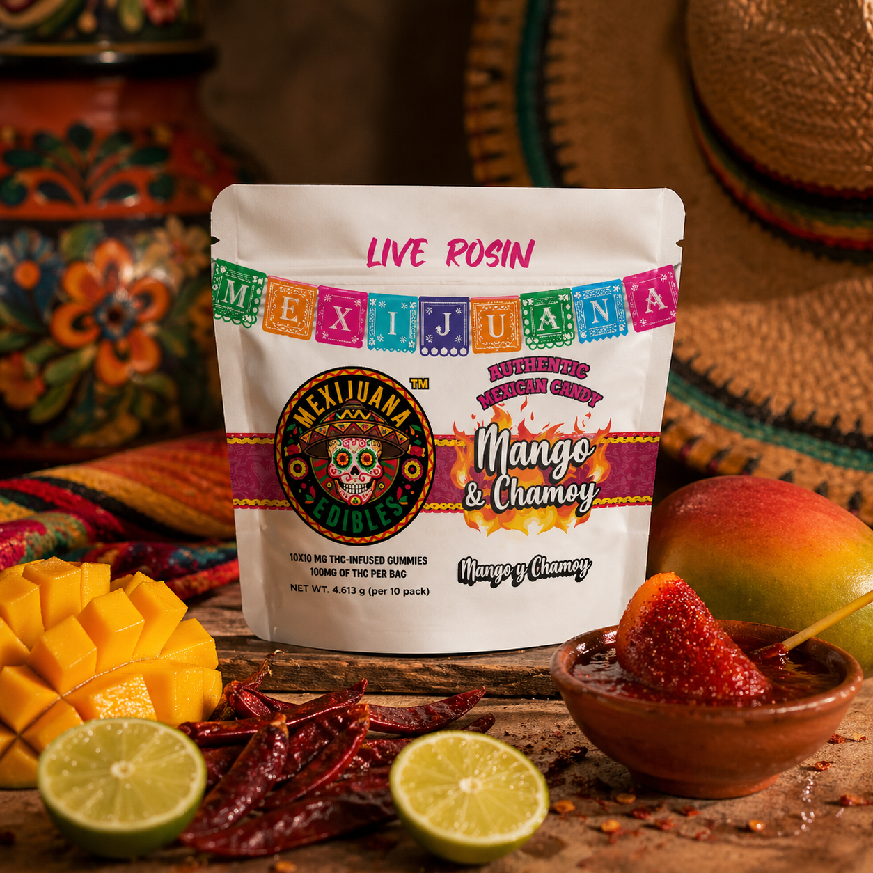 Mexijuana Edibles - Spicy Mango Gummy 1