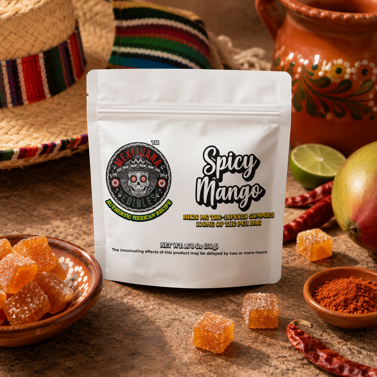 Chamoy Mango Gummy - NJ - Mexijuana Edibles 2
